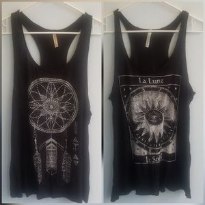 Dream Catcher & Astronomy Boho Occasion Tanks